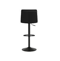Keene Modern Upholstered Adjustable Height Stools With Sturdy Iron Bases