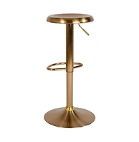 Audrey Retro Style Height Adjustable Barstool With Footrest