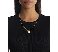Calvin Klein Stainless Steel Structural Pendant Necklace, 20" + 2" extender