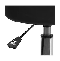 Medical Ergonomic Stool With Chrome Base