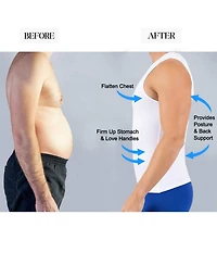 Men's Big & Tall Insta Slim Compression Muscle Tank Top