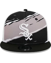 New Era Men's Black Chicago White Sox Tear Trucker 9Fifty Snapback Hat