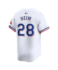 Nike Men's Jonah Heim White Texas Rangers Home Limited Player Jersey