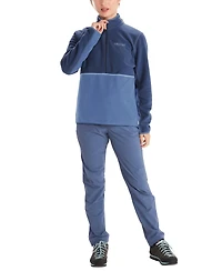 Marmot Women's Rocklin Half-Zip Colorblocked Fleece Jacket