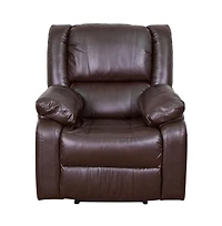 Emma+Oliver Recliner With Bustle Back And Padded Arms