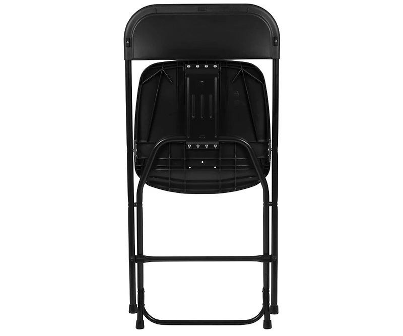 Emma+Oliver Set Of 6 Stackable Folding Plastic Chairs - 650 Lb Weight Capacity