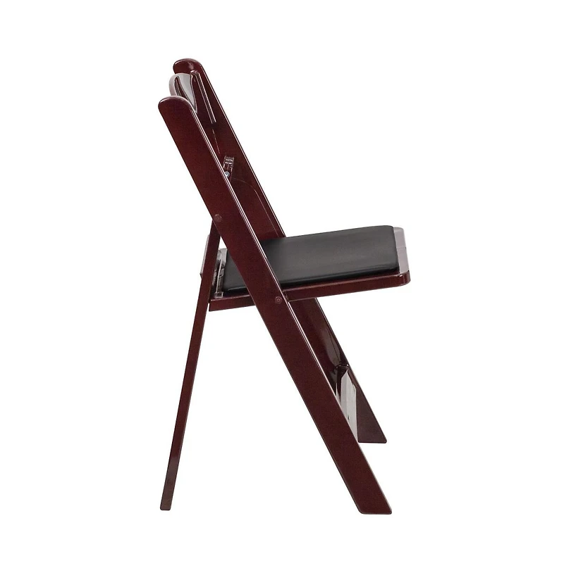 Set Of 4 800 Lb Weight Capacity Indoor/Outdoor Resin Folding Chairs