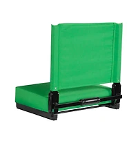 Set Of 2 500 Lb. Rated Lightweight Stadium Chair With Ultra-Padded Seat