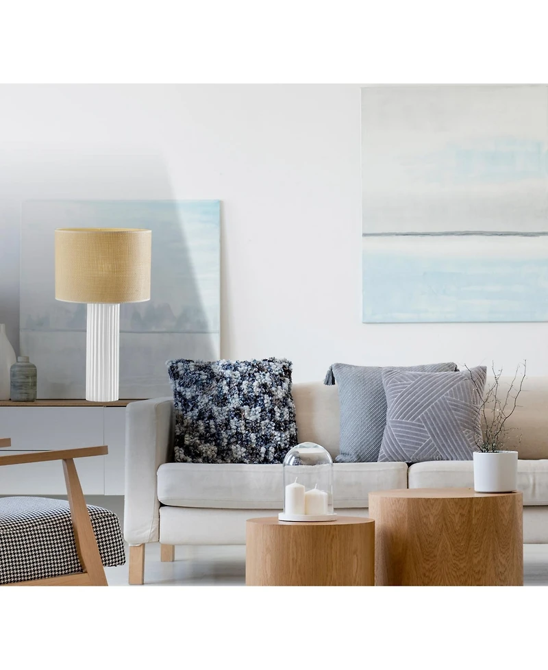 Adesso 28.75" Ceramic Primrose Large Table Lamp