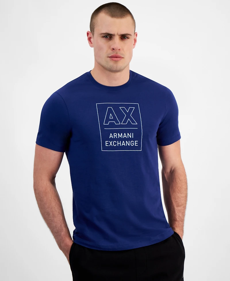 A|X Armani Exchange Men's Logo T-Shirt, Created for Macy's