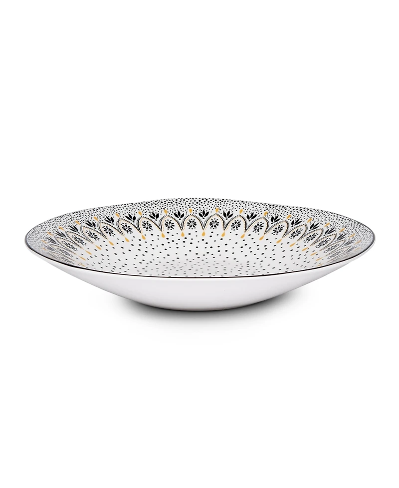 Portmeirion Sara Miller Artisanne Noir Large Serving Bowl