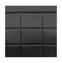 Emma+Oliver Mid-Back Vinyl Executive Swivel Office Chair With Chrome Base And Arms