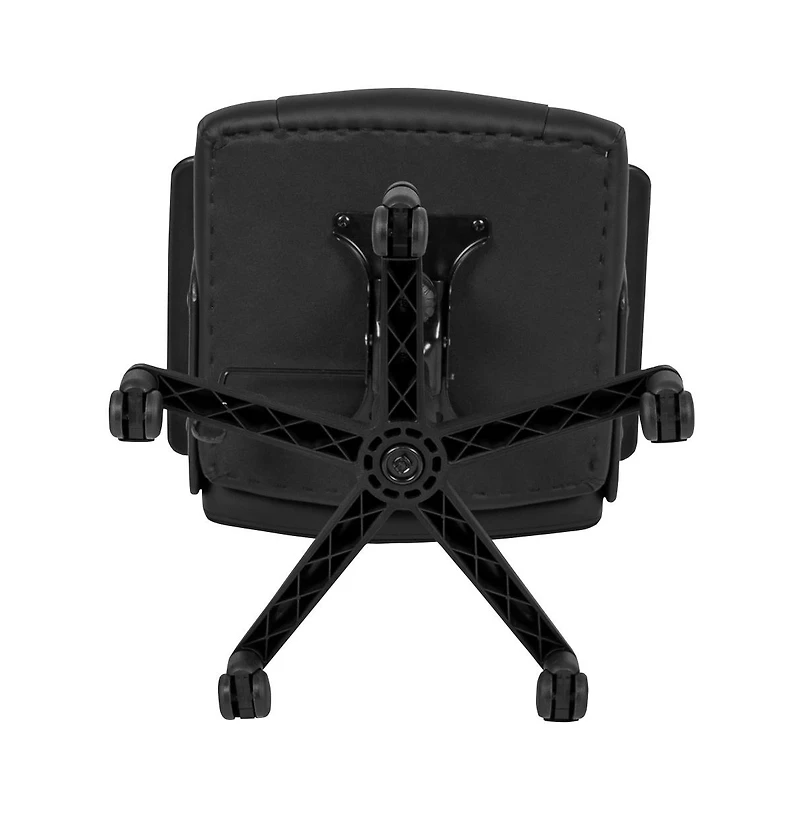 Emma+Oliver Fundamentals Mid-Back Padded Task Office Chair With Arms