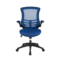 Emma+Oliver Mid-Back Mesh Swivel Ergonomic Task Office Chair With Flip-Up Arms