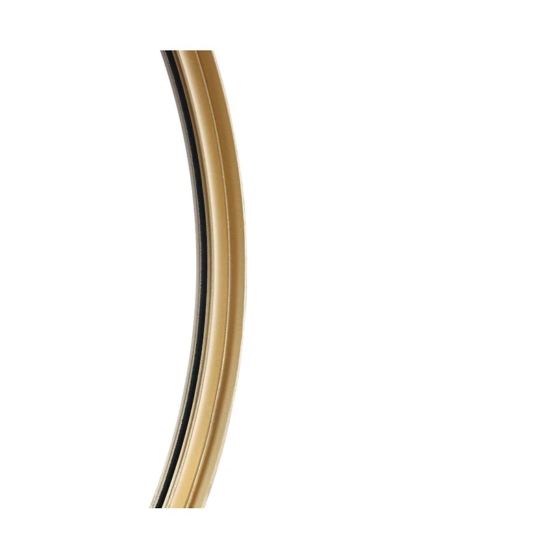 Merrick Lane Monaco Accent Wall Mirror With Metal Frame For Bathroom, Vanity, Entryway, Dining Room, & Living Room
