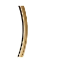 Merrick Lane Monaco Accent Wall Mirror With Metal Frame For Bathroom, Vanity, Entryway, Dining Room, & Living Room