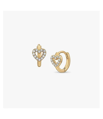 Bearfruit Jewelry Open Heart Huggies