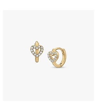 Bearfruit Jewelry Open Heart Huggies