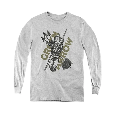 Justice League Boys of America Youth Archers Arrows Long Sleeve Sweatshirts