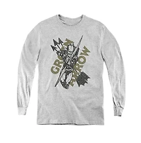 Justice League Boys of America Youth Archers Arrows Long Sleeve Sweatshirts