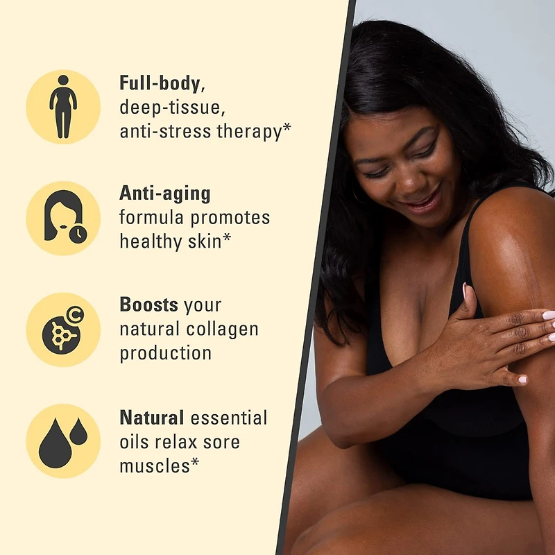M3 Naturals - Ylang Ylang and Ginger Massage Lotion Infused with Collagen Stem Cell and Natural Essential Oils