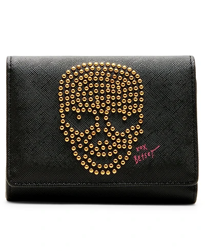 Betsey Johnson Skull Boss Trifold Wallet