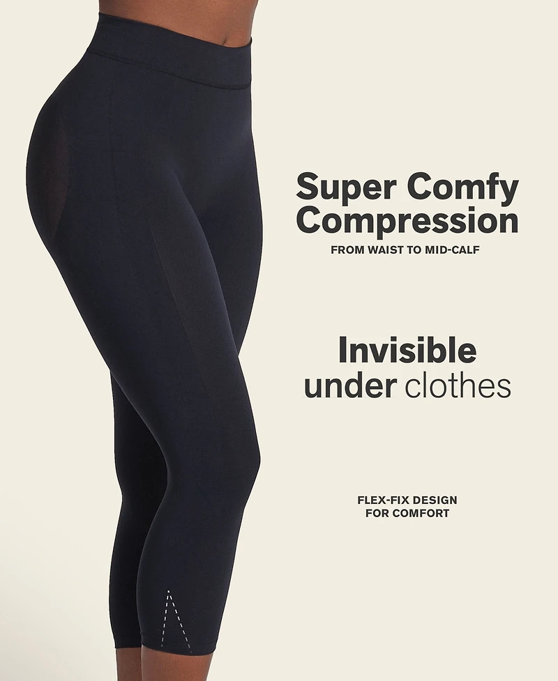 Leonisa Women's Invisible High-Waisted Capri Shaper