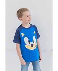 Sega Boys Sonic The Hedgehog Tails Knuckles 3 Pack T-Shirts /