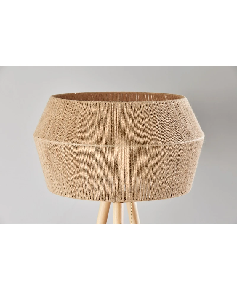 Adesso 61" Wood Montana Floor Lamp
