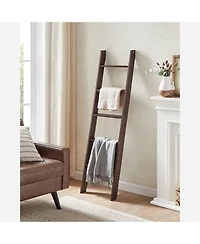 Decorative Blanket Ladder, 5-Tier Ladder Shelf, Ladder Rack for Storage and Decor
