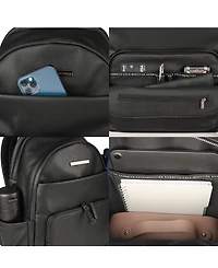 Kenneth Cole Reaction Double Compartment Faux Leather Marley Women's Backpack
