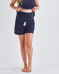 Angel Maternity Lounge Shorts Navy