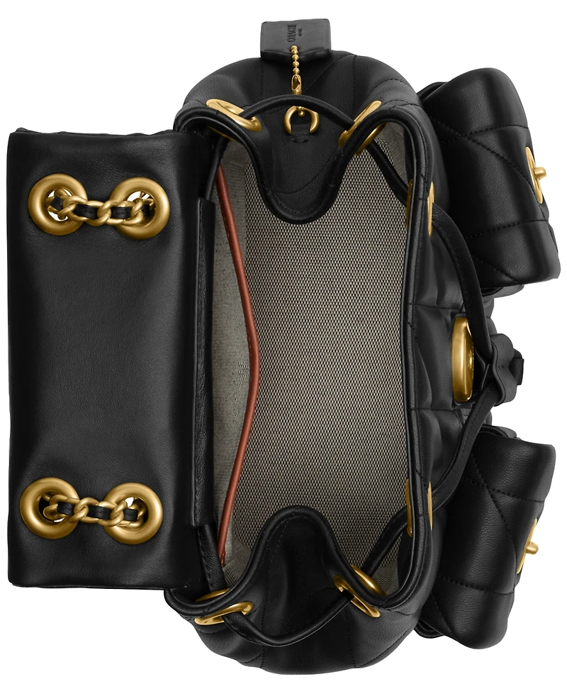Coach Tabby Leather Backpack