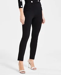 Anne Klein Womens Pull On Hollywood Waist Ankle Pants P Xxs Xxl