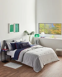 Closeout! Lacoste Home Court Stripe 3-Pc. Comforter Set, King