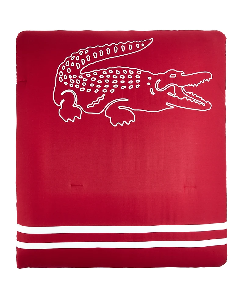 Lacoste Home Big Croc 3-Pc. Comforter Set, Full/Queen