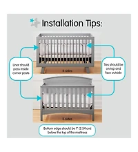 Halo Dream Inc. AirflowBaby Breathable Mesh Liner for Full-Size Cribs