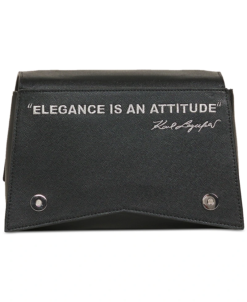 Karl Lagerfeld Paris Tropez Small Leather Satchel