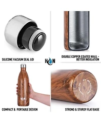 Zulay Kitchen Stainless Steel Water Bottle