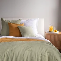 100% French Linen Throw Pillow Sham - 20" X