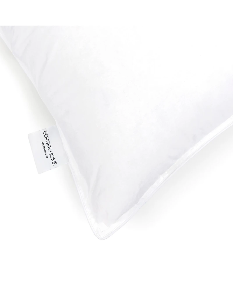 2 Pack Soft White Duck Feather & Down Bed Pillow