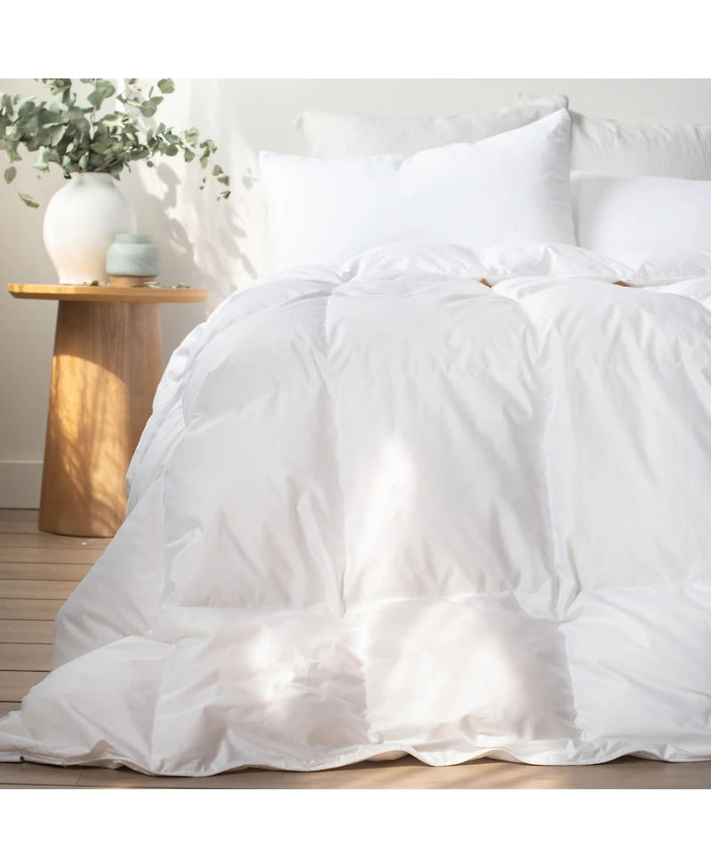 Extra Warm 700 fill Power Luxury White Duck Down Duvet Comforter - King/Cal King