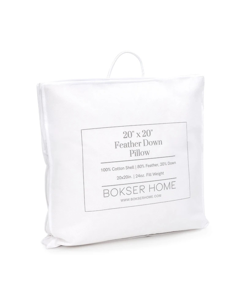 20" x 20" Feather Down Square Throw Pillow Insert