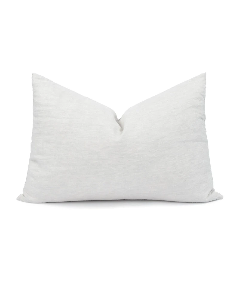 French Linen Decorative Throw Pillow - 22" x 15"