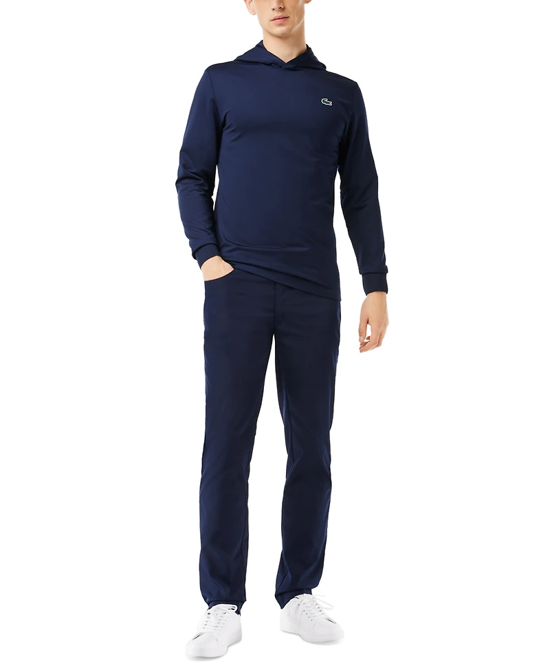 Lacoste Men's Long Sleeve Lightweight Logo Golf Hoodie - 166