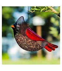 Evergreen Garden Cardinal Mesh Bird Feeder