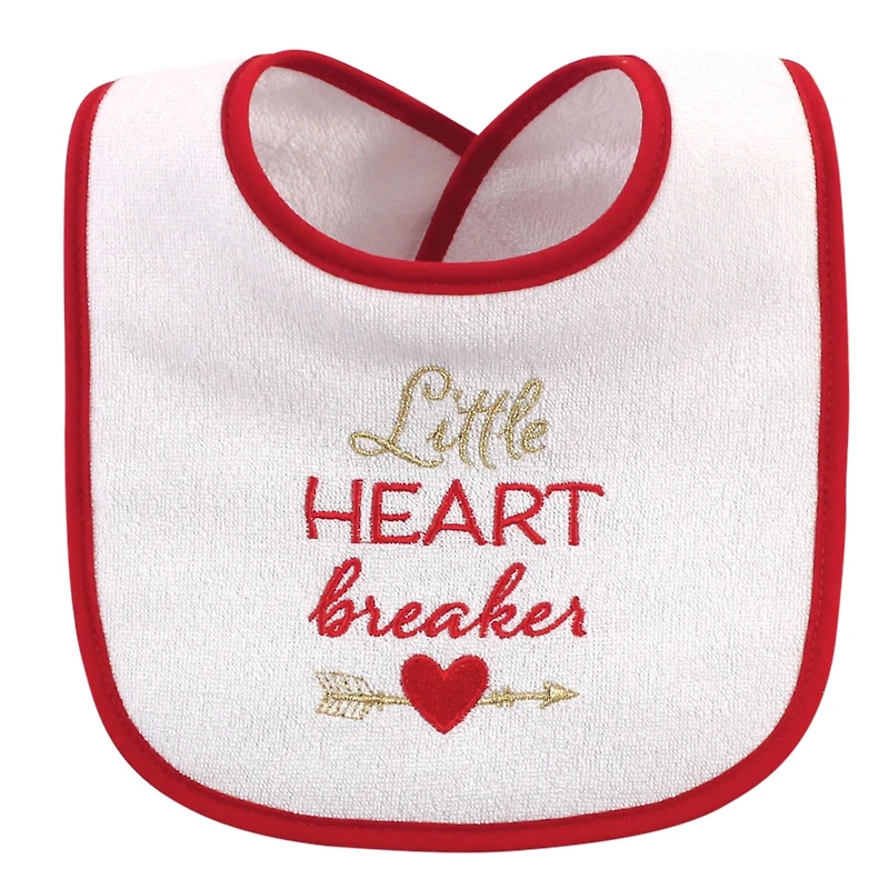 Hudson Baby Girls 12Pk Fiber Filled Holiday Bibs