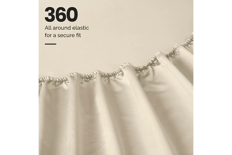 Superior 1000-tc Egyptian Cotton Solid Deep Pocket Sheet Set, California King