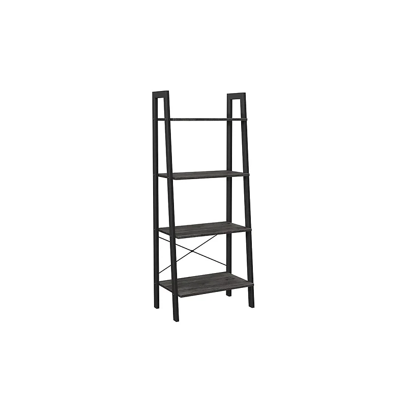 Slickblue 4-Tier Bookshelf Storage Rack, Shelves for Bathroom and Living Room Organization