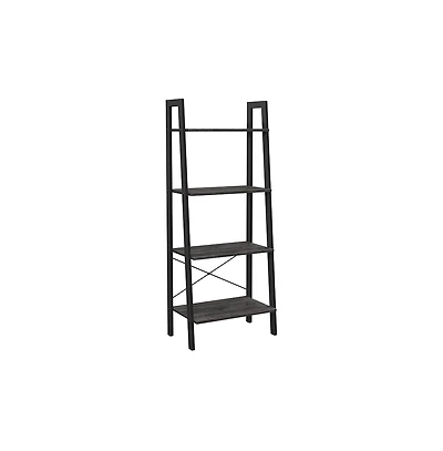 Slickblue 4-Tier Bookshelf Storage Rack, Shelves for Bathroom and Living Room Organization